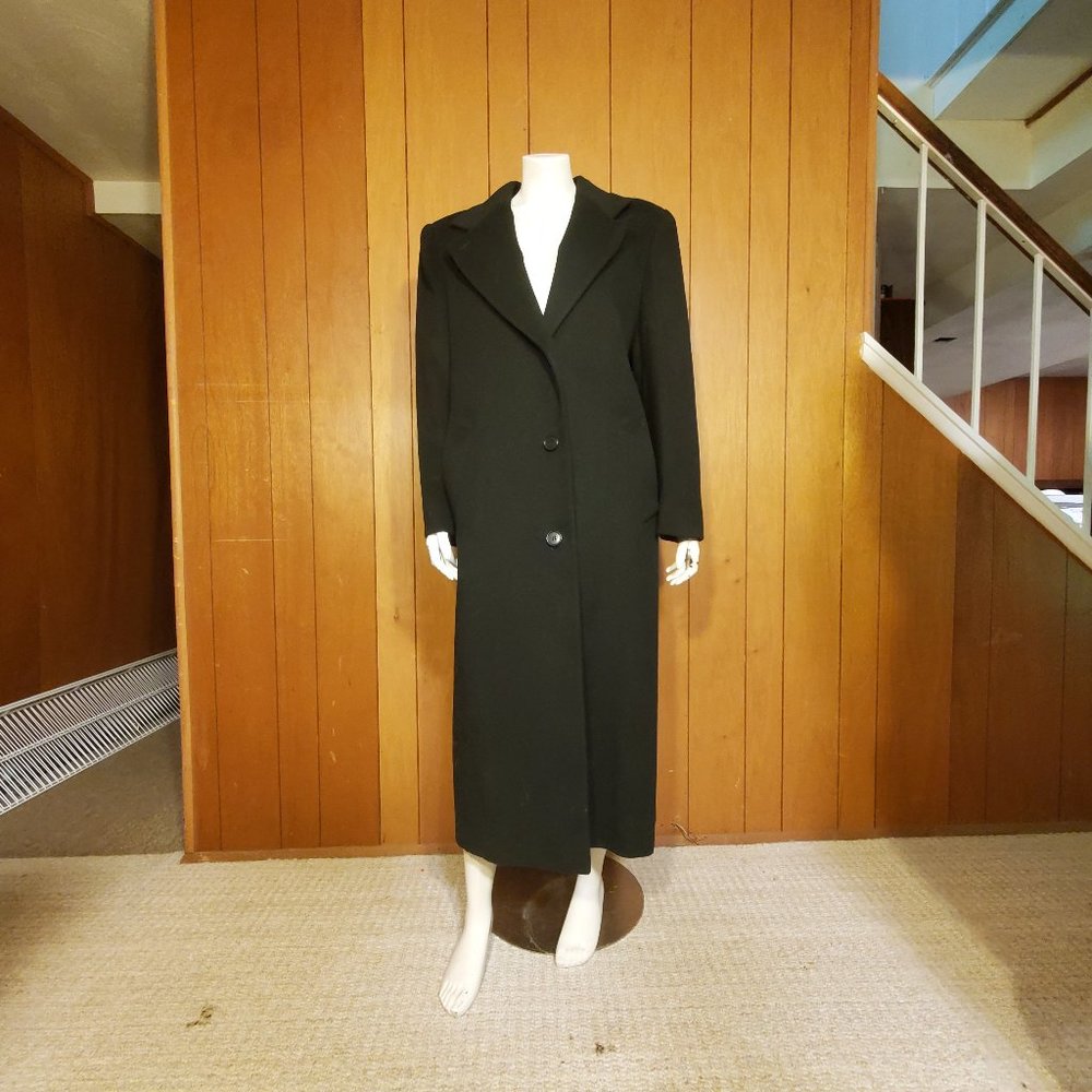 New York Jones Vintage Wool Trench Coat Women's Size 16
